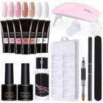 Kit de gel pour ongles avec extension pour les débutants Kit de gel pour ongles avec extension pour les débutants