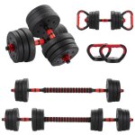 Kit halt�res musculation 20 kgteeno 6 - en - 1comprend des kettlebellsdes halt�resdes barres et des supports ...