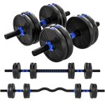Kit haltères musculation - sportnow - 15 kg - 3 en 1 - poids réglable - avec barre dextension poignée ... Kit haltères musculation - sportnow - 15 kg - 3 en 1 - poids réglable - avec barre dextension poignée ...