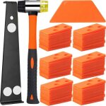 Kit dinstallation pour sol stratifikit pose parquet stratifi avec 60 entretoises bloc de frappe barre ...