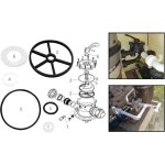 Kit joint araign�e filtre � sable compatible hayward sp0710 - sp0712 valve multiport 5. 1cm