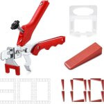 Kit de joints de carrelage - croisillon autonivelant - 300 entretoises autonivelantes100 cales de carrelage ...