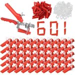 Kit joint carrelage - croisillon autonivelant 3mm - cale carrelage - 601pcs avec pince - pour carrelage ...