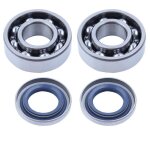 Kit de joints dtanchit pour roulement  billes de vilebrequin pour husqvarna 51 55 254 257 262 357 ...