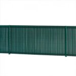 Kit lamelles occultantes rigides pvc - dirickx - h. 190 x l. 250 cm - vert - brise - vue - rsistant