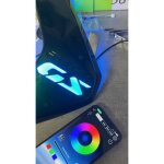 Kit led sous logo bmw 1300 gs bluetooth rgb