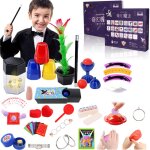 Kit de magie - bigilantuh - 120 tours - 22 accessoires - plastique - enfant