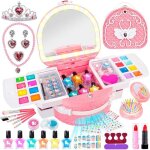 Kit manucure enfant fille 5 6 7 8 9 10 11 12 ans pelable vernis enfant avec sche ongles maquillage fille ...