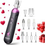 Kit manucure pedicure: ponceuse pour ongles avec 8 embouts pour anti callosit�s set de manucure pedicure ...