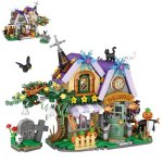 Kit de maquettes darchitecture de rue chinoise ensemble de 1242 mini - blocs pour une construction crative ...