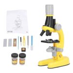 Kit de microscope pour enfants avec led 1200x comprend des lames d�chantillons jouet �ducatif cadeau ...