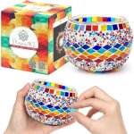 Kit mosa�que bricolage mosaique loisir creatif mosaique porte bougie loisirs cr�atifs adultes activit� ...