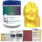 Kit de moulage la main kit complet de moulage la main moule main cadeau de bricolage pour anniversaire ...