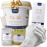 Kit moulage main couple - cadeau personnalis� pour femme homme mariage ou maman kit 3d empreintes mains ...