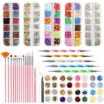 Kit de nail art - jormftte - outils et accessoires - strass et dcorations - 1 set - professionnel
