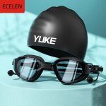 Kit natation adulte ecelen?lunettes de piscine antibue + bonnet de bain silicone - tanche et confortable ...
