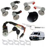 Kit neiman antivol serrure et bouchon de carburant pour renault master 2 opel movano et interstar