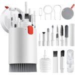 Kit nettoyage clavier 20 en 1 - accessoires de nettoyage - blanc avec brosse - pour airpods caméra ordinateur ... Kit nettoyage clavier 20 en 1 - accessoires de nettoyage - blanc avec brosse - pour airpods caméra ordinateur ...