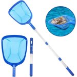 Kit de nettoyage de piscine puisette de fond de piscine avec accessoires  manche tlescopique (1 ensemble) ...