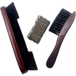 Kit de nettoyage de table de billard 3 pices ensemble de brosses pour rails de table de billard brosse ...