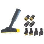 Kit de nettoyage vapeur 9 pices 1 grande brosse  joints compatible avec krcher sc1 / sc2 / sc3 / sc4 ...