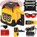 Kit de niveau laser rotatif - duoku - faisceau rouge - porte 500 m - nivellement automatique numrique ...