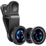 Kit dobjectif dappareil photo pour t�l�phone portable avec objectif fisheye + objectif macro + objectif ...