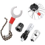 Kit d?outils de dmontage de cassette de drailleur de vlo kit de rparation multifonction avec fouet ...