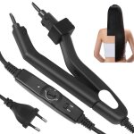 Kit outils extensions de cheveux : fer � souder pro + connecteur mural + pinces � cheveux + protection ...