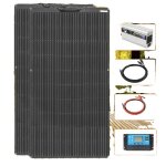 Kit de panneau solaire flexible 100w / 200w / 300w / 400w / 500w / 1000w léger et durable 220v 200w Kit de panneau solaire flexible 100w / 200w / 300w / 400w / 500w / 1000w léger et durable 220v 200w