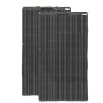 Kit de panneau solaire flexible 100w / 200w / 300w / 400w / 500w / 1000w lger et durable 2pcs 100w