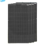 Kit de panneau solaire flexible 100w / 200w / 300w / 400w / 500w / 1000w lger et durable 3 pices 100w ...