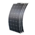 Kit de panneau solaire flexible sortie 12v convient pour bateau voiture camping - car panneau solaire ...