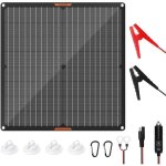 Kit de panneaux solaires - mhpowos - 30w 12v chargeur de batterie solaire - portable - r�sistant aux ...