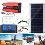 Kits panneaux solaire monocristallin 300w avec chargeur et 6000w convertisseur - pour caravane camping ... Kits panneaux solaire monocristallin 300w avec chargeur et 6000w convertisseur - pour caravane camping ...