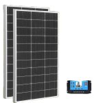 Kit de panneaux solaires sortie de puissance de 300w c�bles de batterie et pv de 3m kit 300 w 2 pi�ces ...