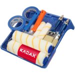 Kit de peintre complet - kadax - rouleau de peinture - 13 pi�ces - 100 mm et 250 mm - couleur bleu