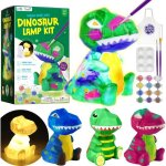 Kit de peinture dinosaure veilleuse 3d lampe cadeau garcon fille 6 7 8 9 10 11 ans loisir cr�atif bricolage ...