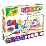 Kit de peinture � l�ponge - crayola - d�s 5 ans jeu de peinture