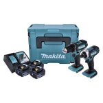 Kit perceuse - visseuse sans fil - makita - dlx 2127 j1 - 3 batteries 30 ah - chargeur rapide Kit perceuse - visseuse sans fil - makita - dlx 2127 j1 - 3 batteries 30 ah - chargeur rapide