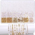 Kit de fabrication de perles pour bracelets cadeau de nol kit de fabrication de bijoux pour adultes ...