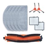 Kit d?entretien pour aspirateur robot ? honiture v8 pro ? 2 brosses latrales 2 filtres hepa 1 brosse ...