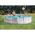 Kit piscine hors sol tubulaire intex - pris frame - 427 x 107 cm - ronde (livre avec pompe bche et ...