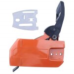 Kit de plaque de barre de garde de poigne de couvercle latral de frein de chane pour trononneuse ...