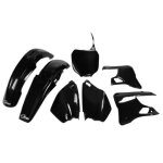 Kit plastique moto - ufo - yamaha yz 125 / 250 - noir - 2000 - 2001