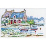 Kit point compt�s - marie coeur - golfe du morbihan - 30 x 35 cm - fabriqu� en france - 1 kit complet ...
