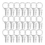 Kit de fabrication de porte - cl�s�: 50 porte - cl�s avec cha�ne et 50 anneaux pour la cr�ation de porte ...