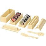 Kit de prparation de sushis tout - en - un 12 pices avec 8 formes diffrentes de moules  sushis outil ...