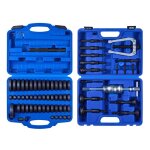 Kit de presse � roulements 52 + 16 pcs - vevor - extracteur de roulement - avec 49 bagues - 10 pinces ...