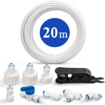 Kit de raccordement de conduite deau pour r�frig�rateurs plastique 20 m universel raccord de filtre � ...